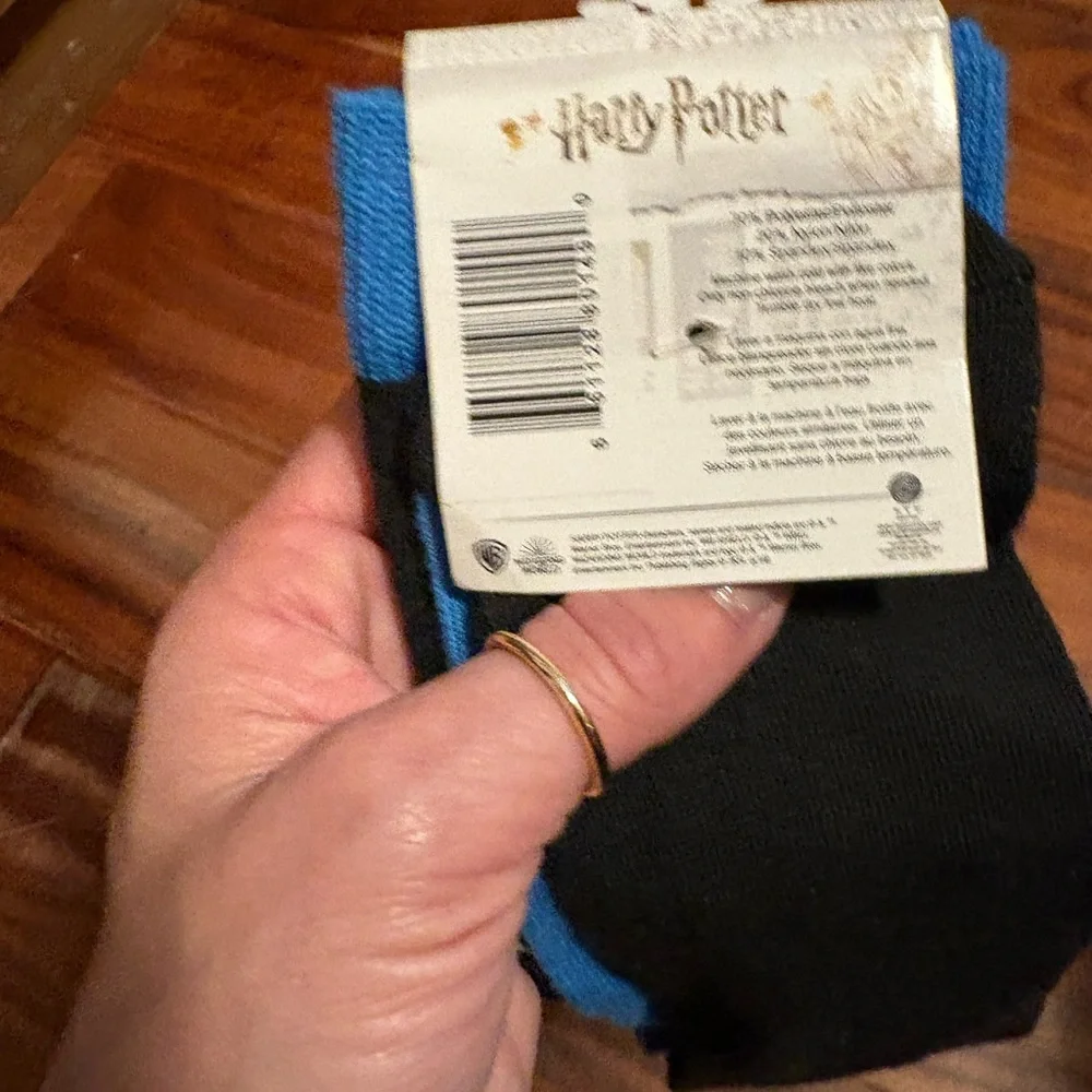 🧙‍♂️ Harry Potter Raven‎ Crew Socks | Forbidden Forest Shoe Size 4–10 NWT (A3)